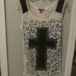 Bongo sleeveless cross shirt